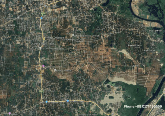 Drone-Based Topographic Survey for Ashulia Model Town