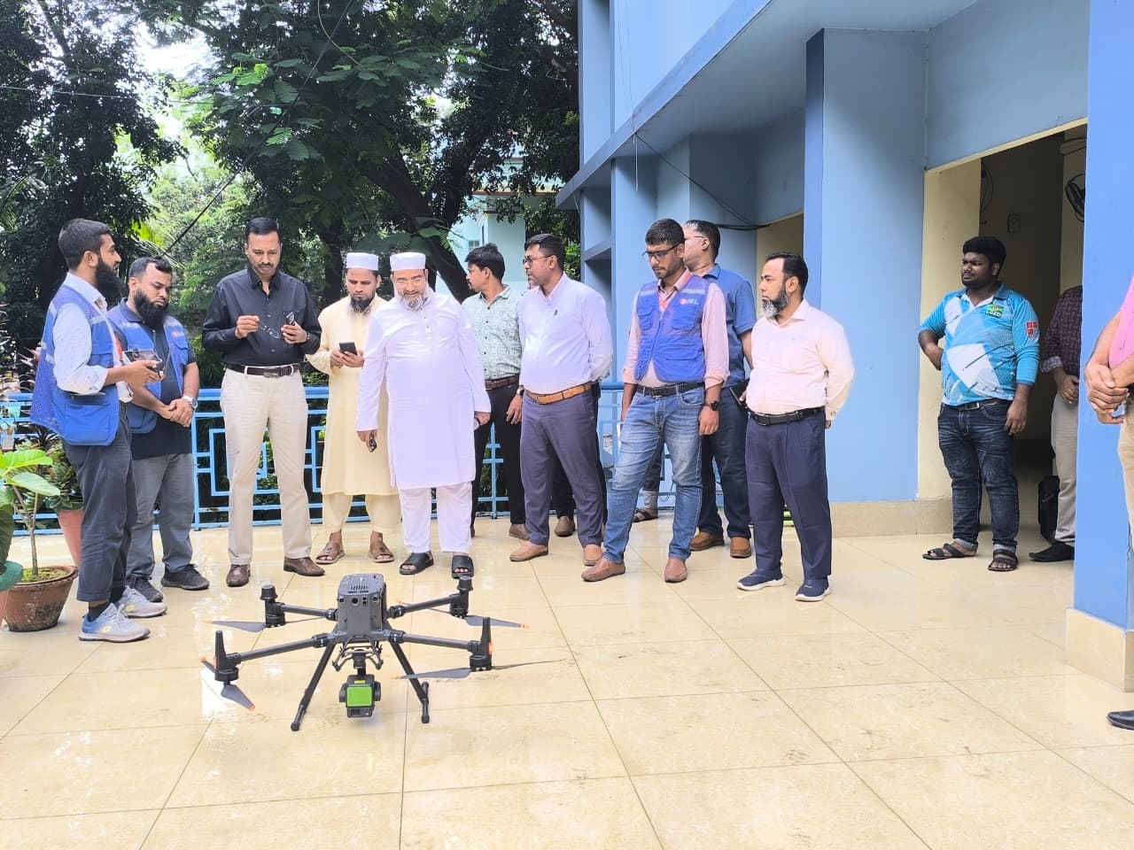Topographic data collection for climate resilient water resources project