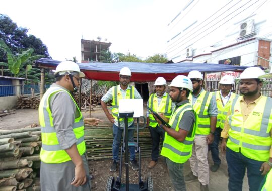 GPR Survey at Nandipara WASA 3.2 Project